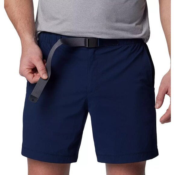 Columbia Men's Landroamer Ripstop Shorts Navy Size 30 7"L Pockets Outdoors - Picture 1 of 5